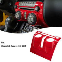 Thumbnail for 10-15 Chevr Camaro ABS Red Central Control Instrument Panel Cover Trim Generic