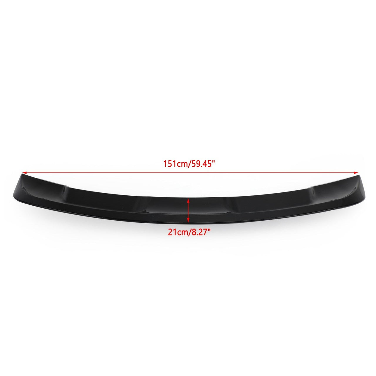 Trunk Spoiler Wing Gloss Black Fit Ford Mustang 2DR 2015-2021 GT500 GT350 Style Generic