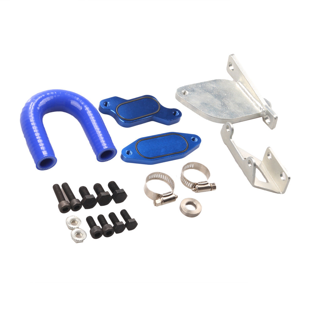 6.6 EGR Valve Delete Cooler Delete Kit for Chevy Silverado GMC Sierra 2500 3500 HD 6.6L Duramax LMM 2007 2008 2009 2010