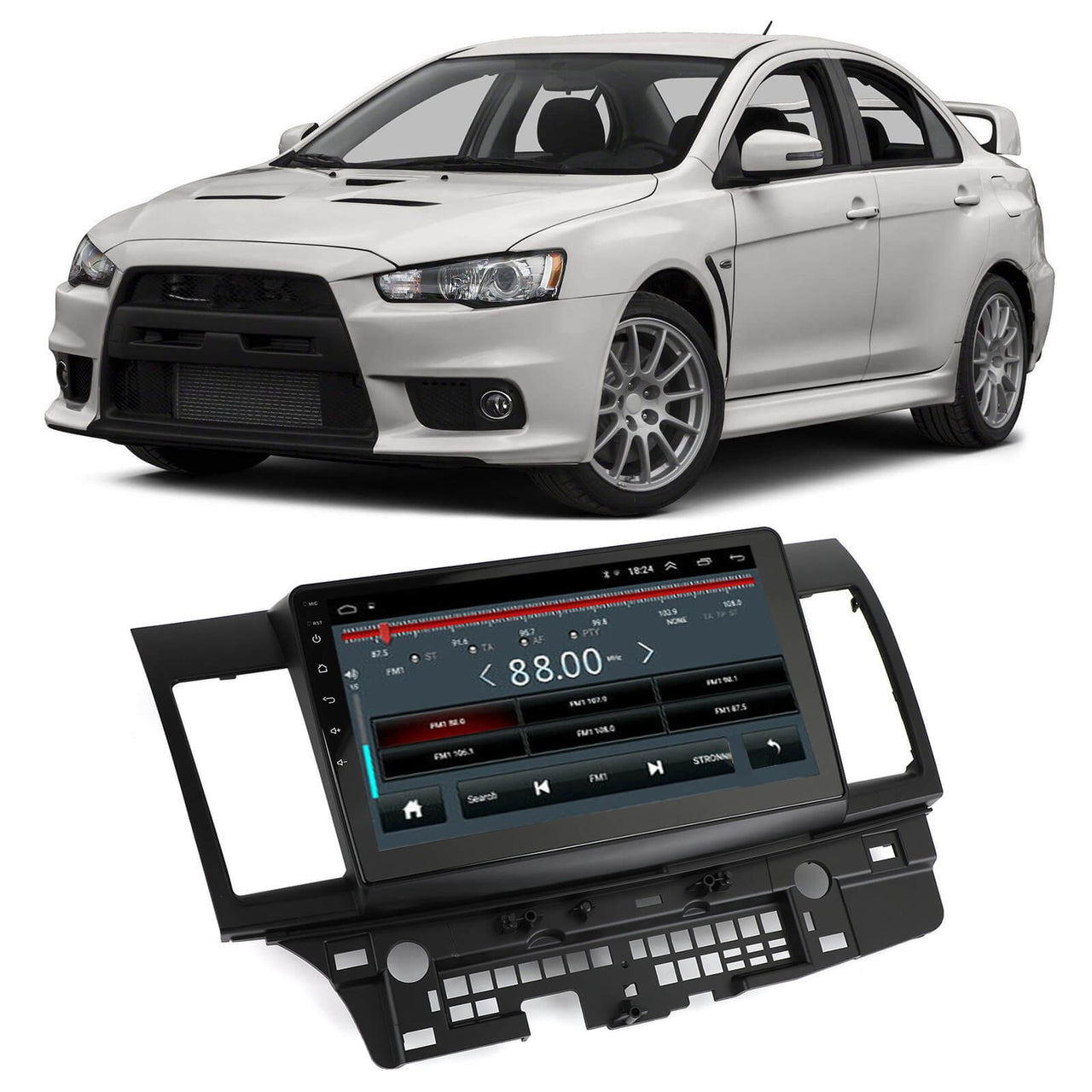 08-15 Mitsubishi Lancer EX 10inches Car Android 8.1 Radio GPS Navi Stereo Generic