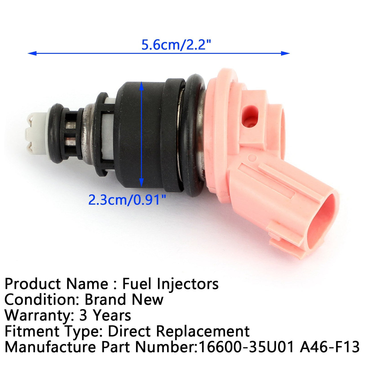 1 PCS Fuel Injector Fit Nissan Maxima A32 G20 S VQ20DE SE SLX Generic