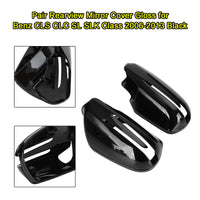 Thumbnail for 09-10 BENZ E-Coupe W207/C207 Pre-Facelift Pair Rearview Mirror Cover Gloss Black 1718100364 1718100564 Generic