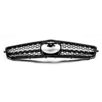 Thumbnail for 08-14 C-Class W204 C300 C350 Benz Grille ABS Gloss Black Chrome Front Grille Replacement Generic