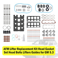 Thumbnail for 2005-2007 Buick Rainier 5.3L 5328CC 325CID V8 OHV 16 Valve AFM Lifter Replacement Kit Head Gasket Set Head Bolts Lifters Guides Fedex Express Generic