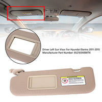 Thumbnail for 11-15 Hyundai Elantra MD Sun Visor Driver Left Side 852103X000 Generic