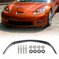 Thumbnail for 05-13 Chevy Corvette C6 Z06 Coupe ZR1 Style Front Bumper Lip Spoiler Generic