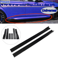 Thumbnail for 10Pcs ABS Front Bumper Spoiler Diffuser Side Skirt Rear Lip Splitter Canard Kits Generic