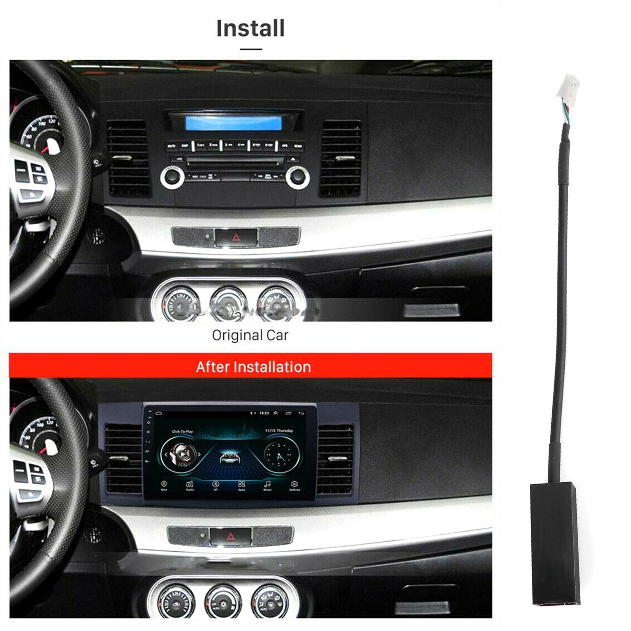 08-15 Mitsubishi Lancer EX 10inches Car Android 8.1 Radio GPS Navi Stereo Generic