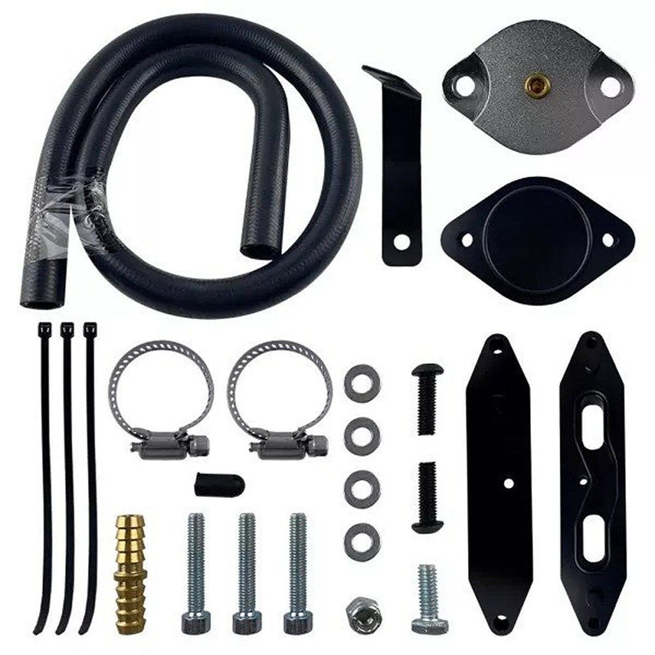 11-19 Ford 6.7L Powerstroke Diesel EGR Delete Kit w/Coolant Bypass Fedex Express Generic