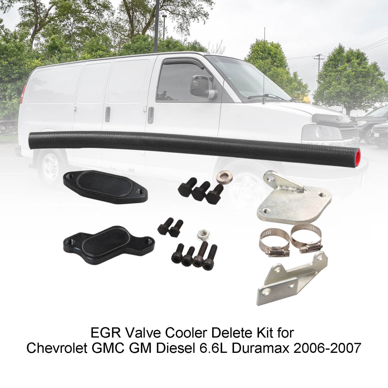 2006-2007 Chevrolet GMC GM Diesel 6.6L Duramax  EGR Valve Cooler Delete Kit Generic