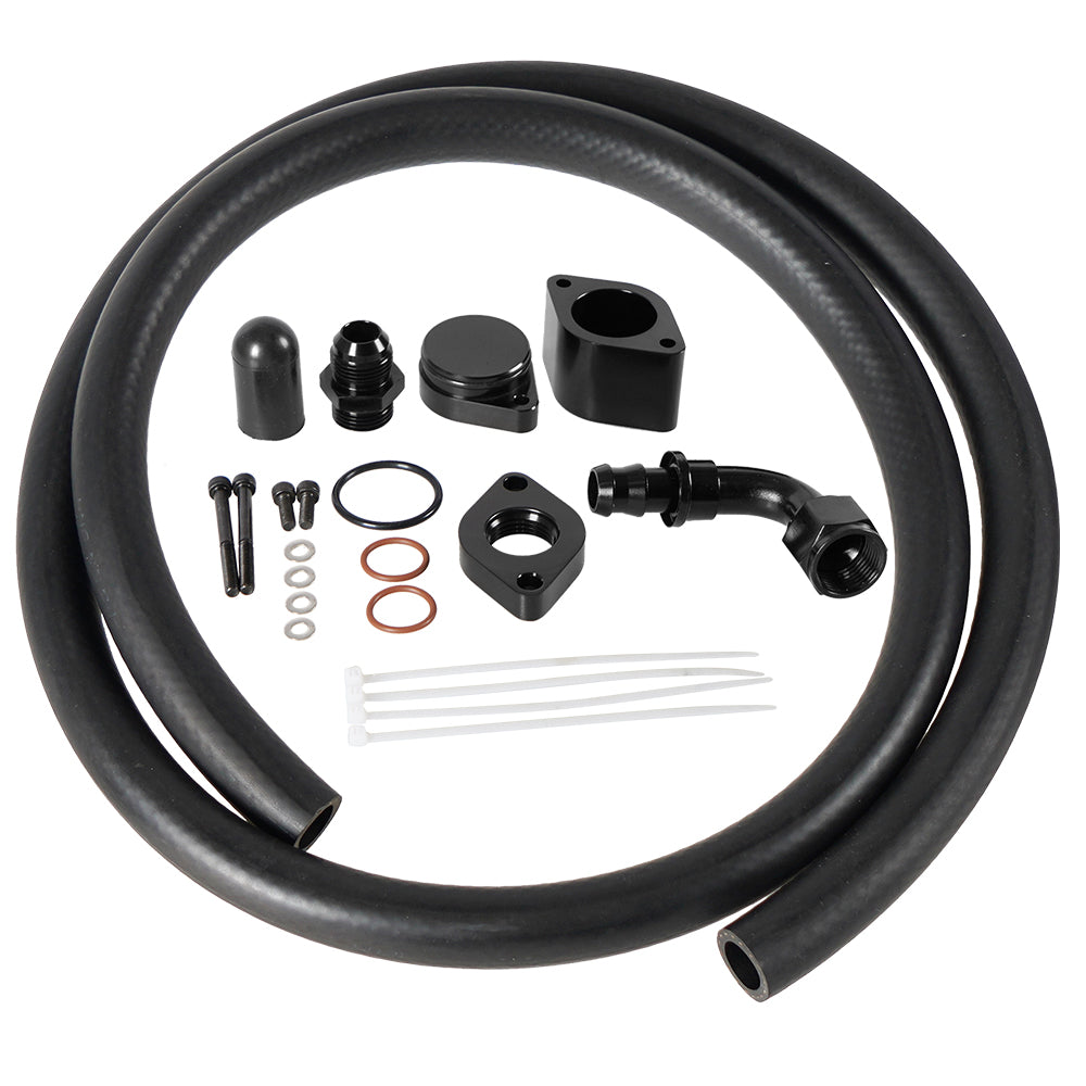 11-19 Ford 6.7L Powerstroke Diesel Turbo Piping Kit CCV PCV Reroute Kit Fedex Express Generic