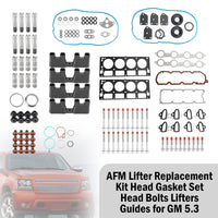 Thumbnail for 2005-2006 Chevrolet Trailblazer EXT 5.3L 5328CC AFM Lifter Replacement Kit Head Gasket Set Head Bolts Lifters Guides Fedex Express Generic