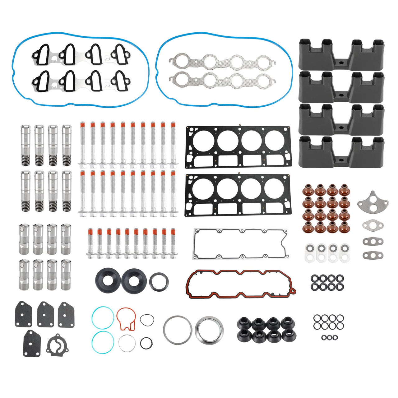 2005-2006 Chevrolet Trailblazer EXT 5.3L 5328CC AFM Lifter Replacement Kit Head Gasket Set Head Bolts Lifters Guides Fedex Express Generic