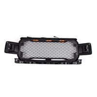 Thumbnail for 18-20 Ford F150 Honeycomb Grill Amber LED Raptor Style Grill Repalcment Generic