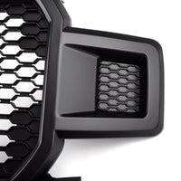 Thumbnail for 18-20 Ford F150 Honeycomb Grill Amber LED Raptor Style Grill Repalcment Generic