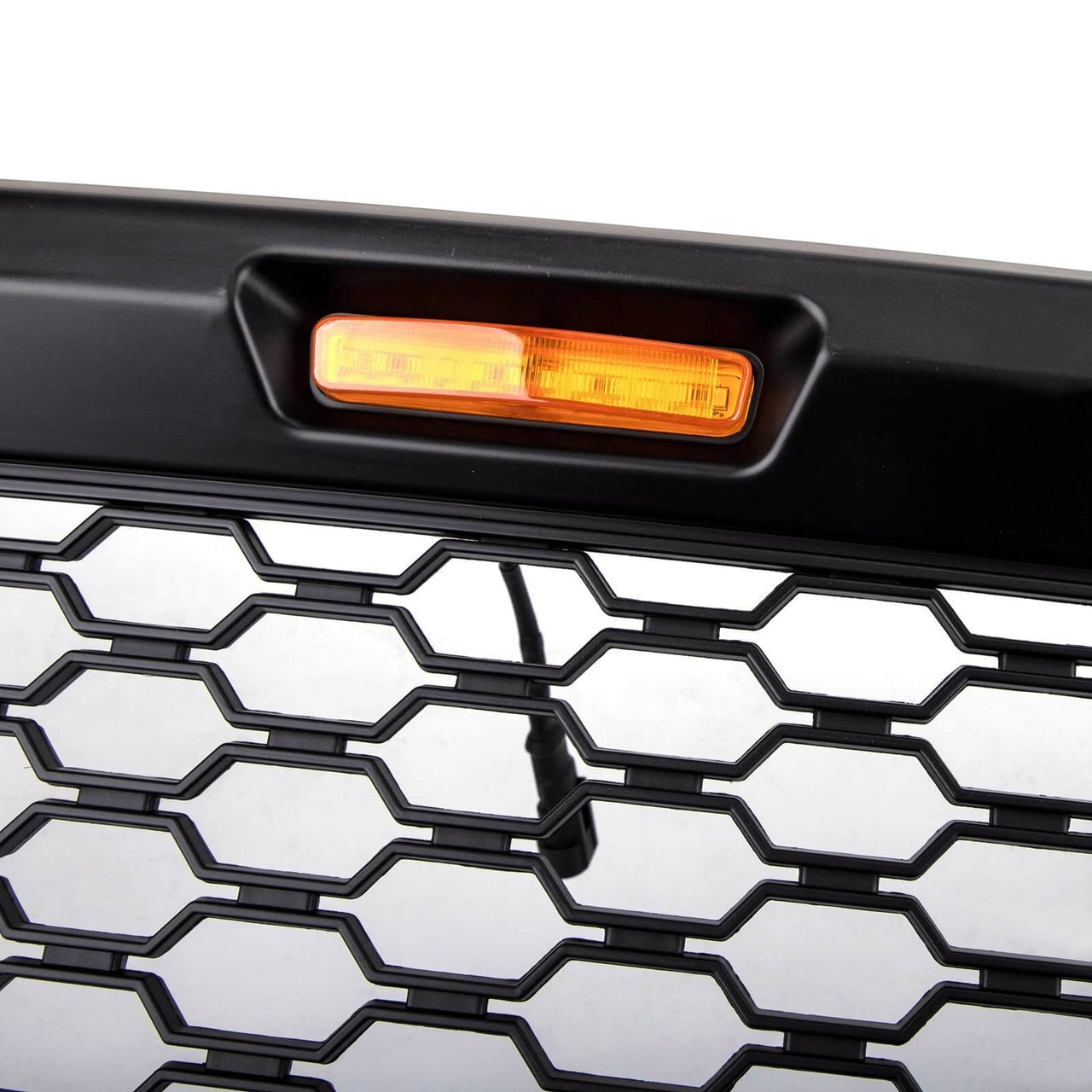 18-20 Ford F150 Honeycomb Grill Amber LED Raptor Style Grill Repalcment Generic