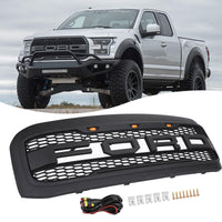 Thumbnail for 1999-2004 Ford F250 F350 F450 F550 Raptor Style Grill Super Duty Black Generic