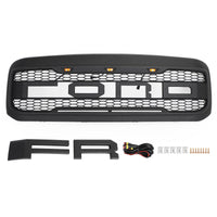 Thumbnail for 1999-2004 Ford F250 F350 F450 F550 Raptor Style Grill Super Duty Black Generic