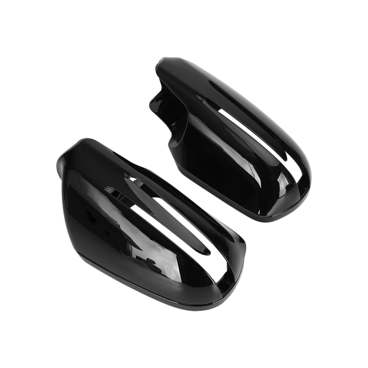 09-10 BENZ E-Coupe W207/C207 Pre-Facelift Pair Rearview Mirror Cover Gloss Black 1718100364 1718100564 Generic