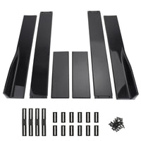 Thumbnail for 10Pcs ABS Front Bumper Spoiler Diffuser Side Skirt Rear Lip Splitter Canard Kits Generic