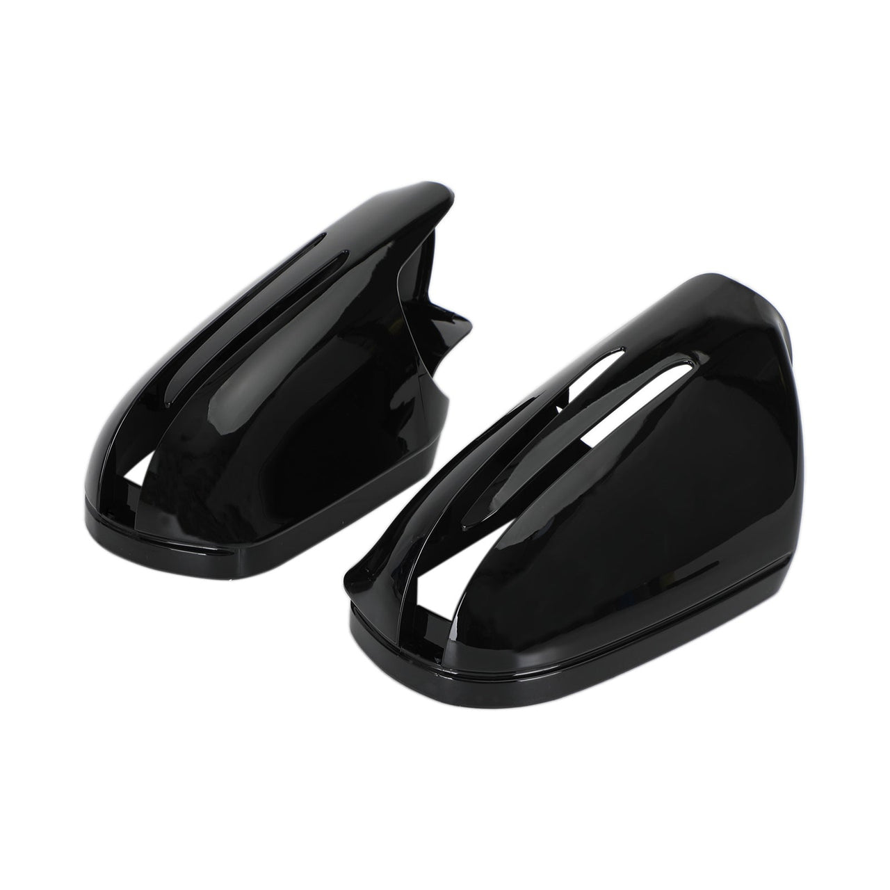 09-10 BENZ E-Coupe W207/C207 Pre-Facelift Pair Rearview Mirror Cover Gloss Black 1718100364 1718100564 Generic