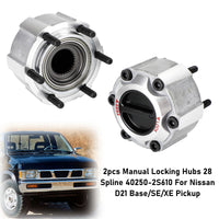 Thumbnail for 00-04 Nissan Xterra SE/XE Sport 2PCS 402502S610 Manual Locking Hubs 28 Spline AVM461HP Generic