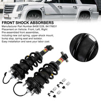 Thumbnail for 2015-2020 Cadillac Escalade 84061228 Pair Front Shock Absorber Strut Assys 84176631 23312167 23317180 84977478 Generic