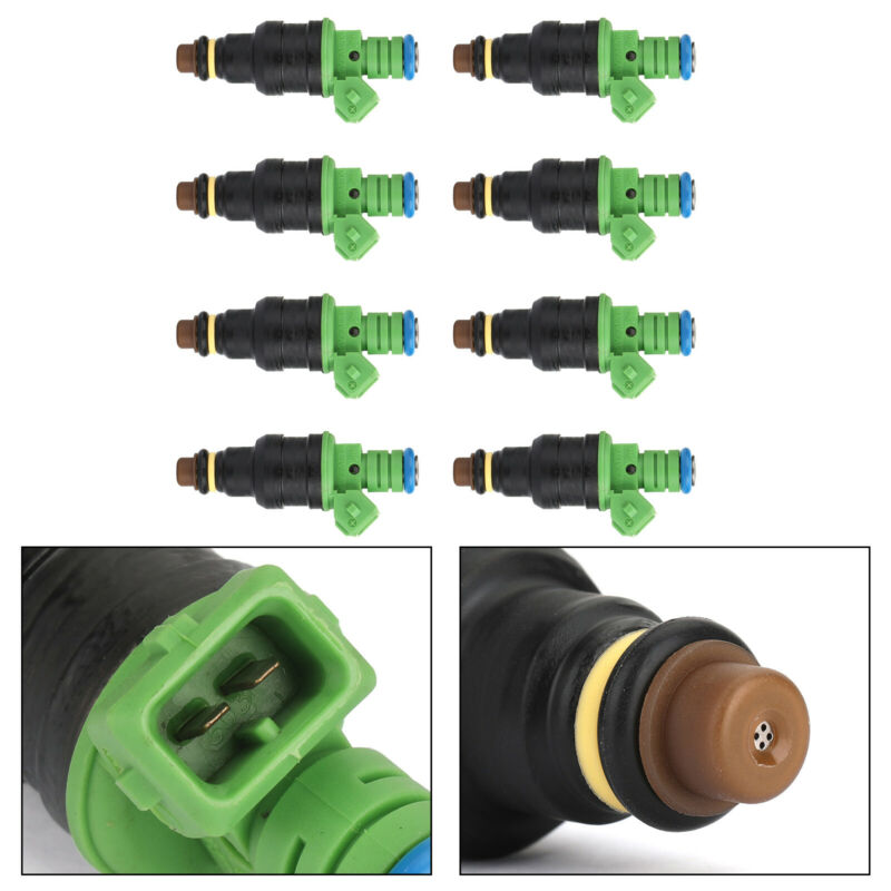 1985-2004 Chevrolet Corvette 8PCS 0280150558 0280155968 42lbs Green Top Racing Fuel Injector Generic