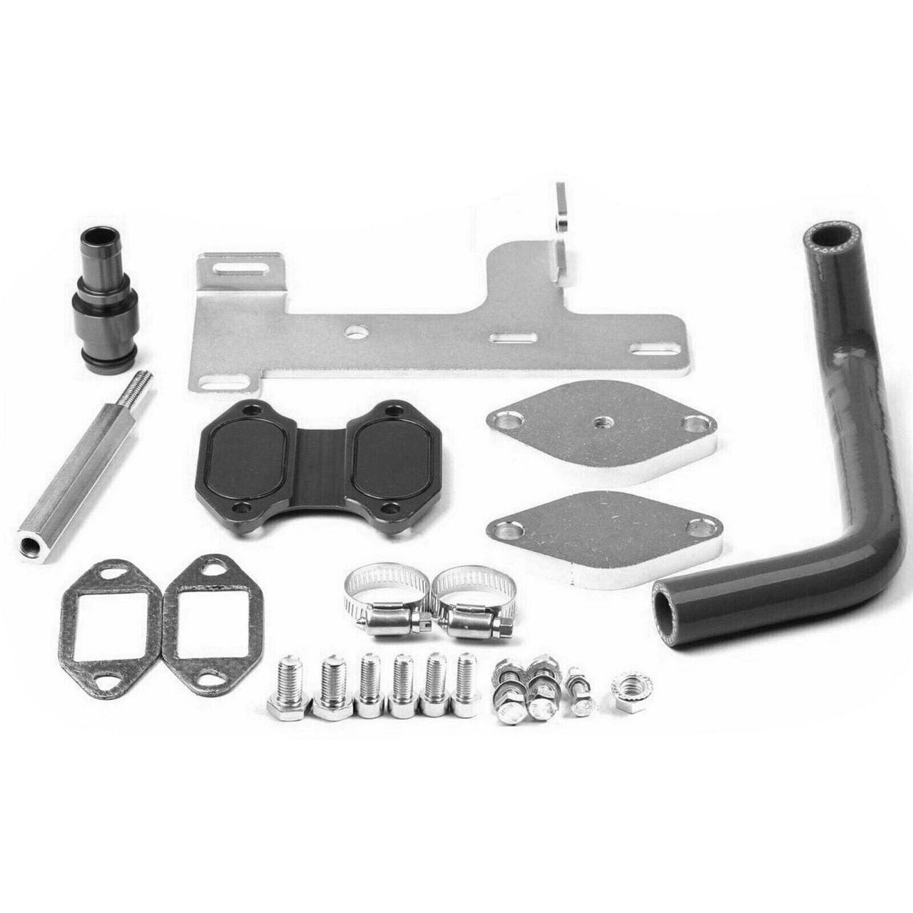 6.7 Cummins 4"DPF EGR DEF Delete Throttle Valve Muffler Pipe Kit for 2010-2014 Dodge Ram 6.7L 2500 3500 Cummins Diesel