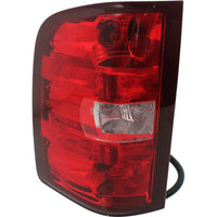 Thumbnail for Halogen Tail Light Set 1500 Clear/Red Lens w/Bulbs for 2010 Chevy Silverado 2Pcs