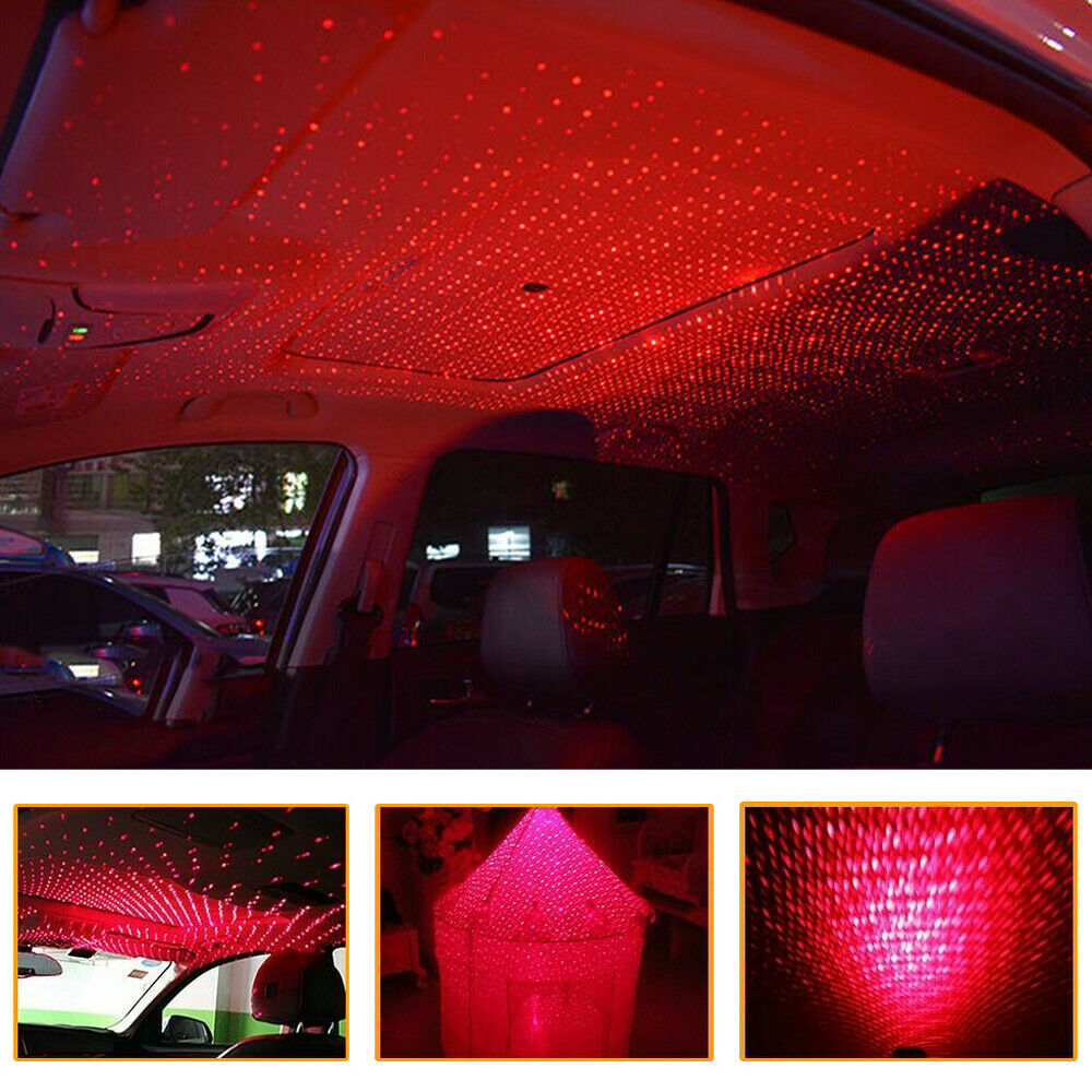 Car Roof Atmosphere Lamp for Ford F150 F250 USB LED  Ambient Star Starry Light Projector Accessories