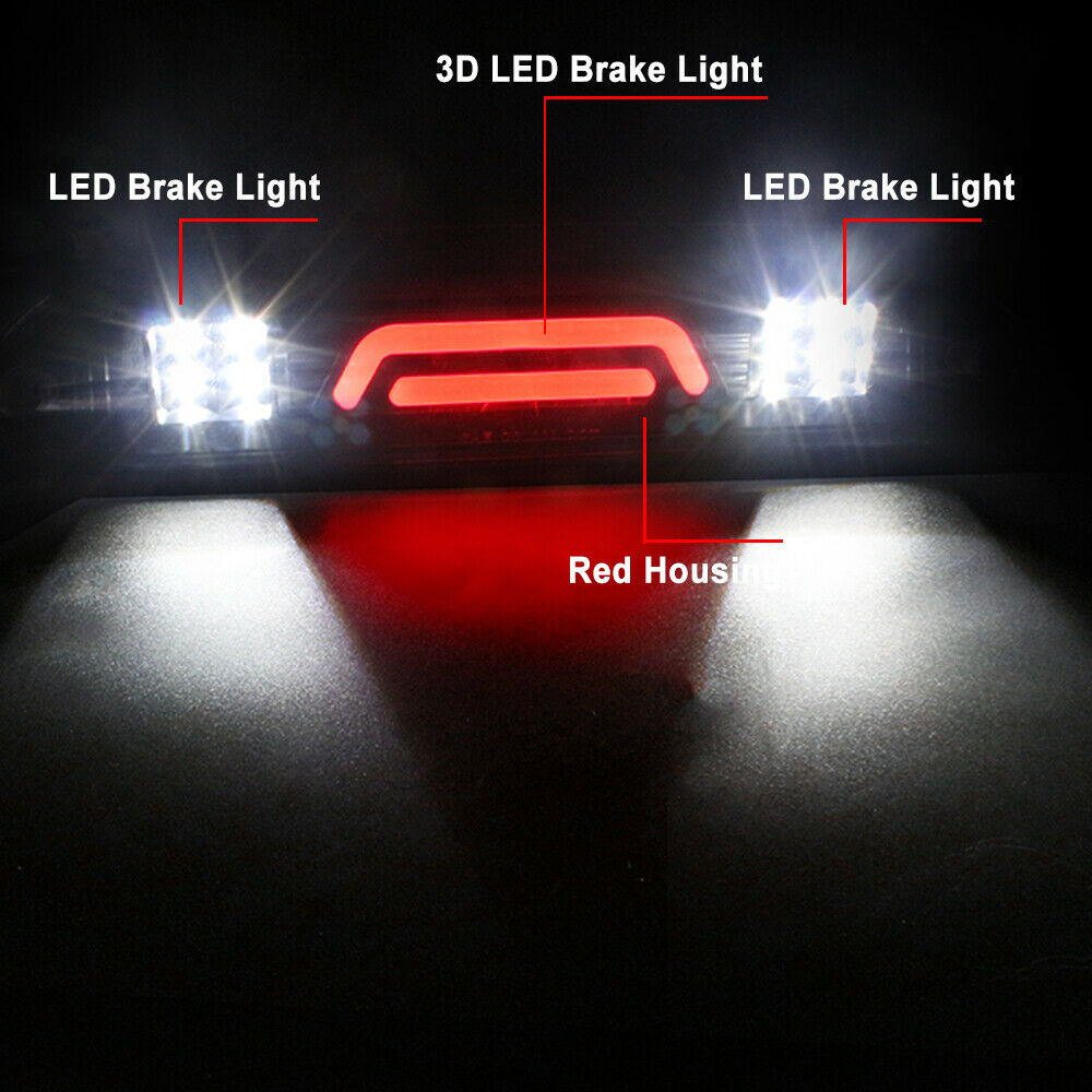 Super Duty LED 3rd Third Brake Cargo Light for 1999-2016 Ford F-250 F-350 F-450