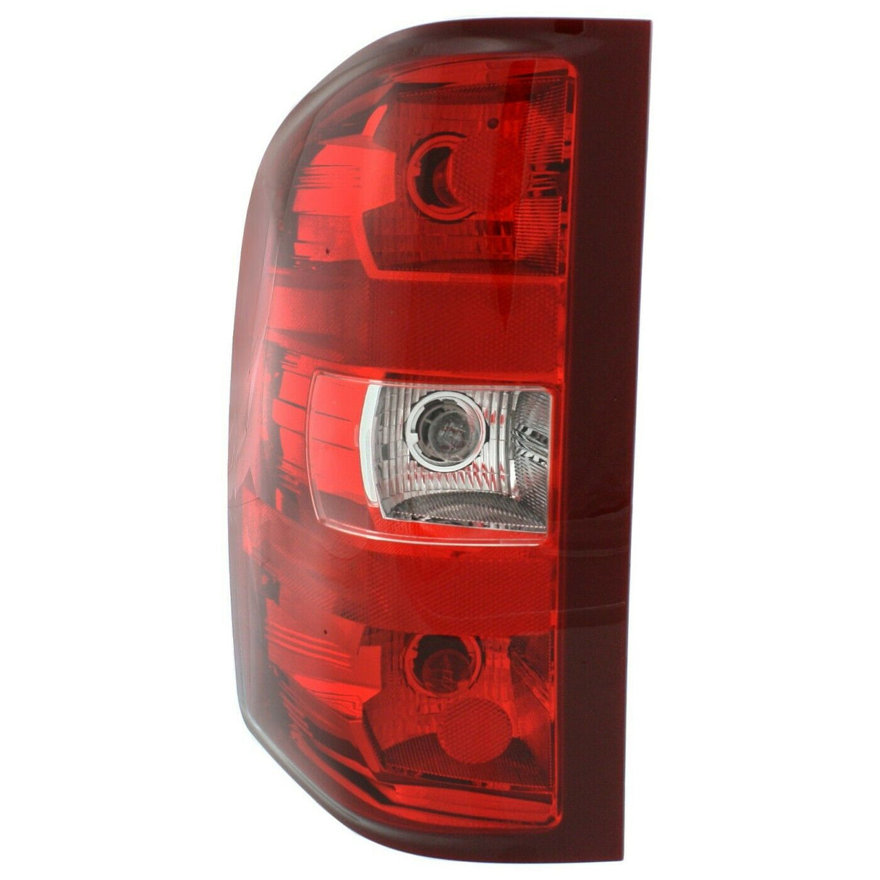 Chevy Silverado 1500 Left Clear Red w/ Bulbs Halogen Tail Light for 2007-2013