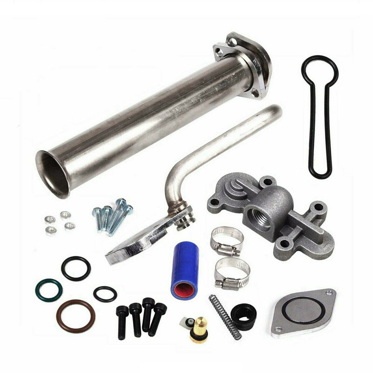 EGR Delete Kit+Spring Upgrade For 2003-2007 Ford F250 F350 F450 F550 6.0L V8 Powerstroke Diesel