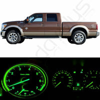 Thumbnail for LED Kit Instrument Gauge green Light Bulbs for 1999-2001 Ford F-250 Super Duty