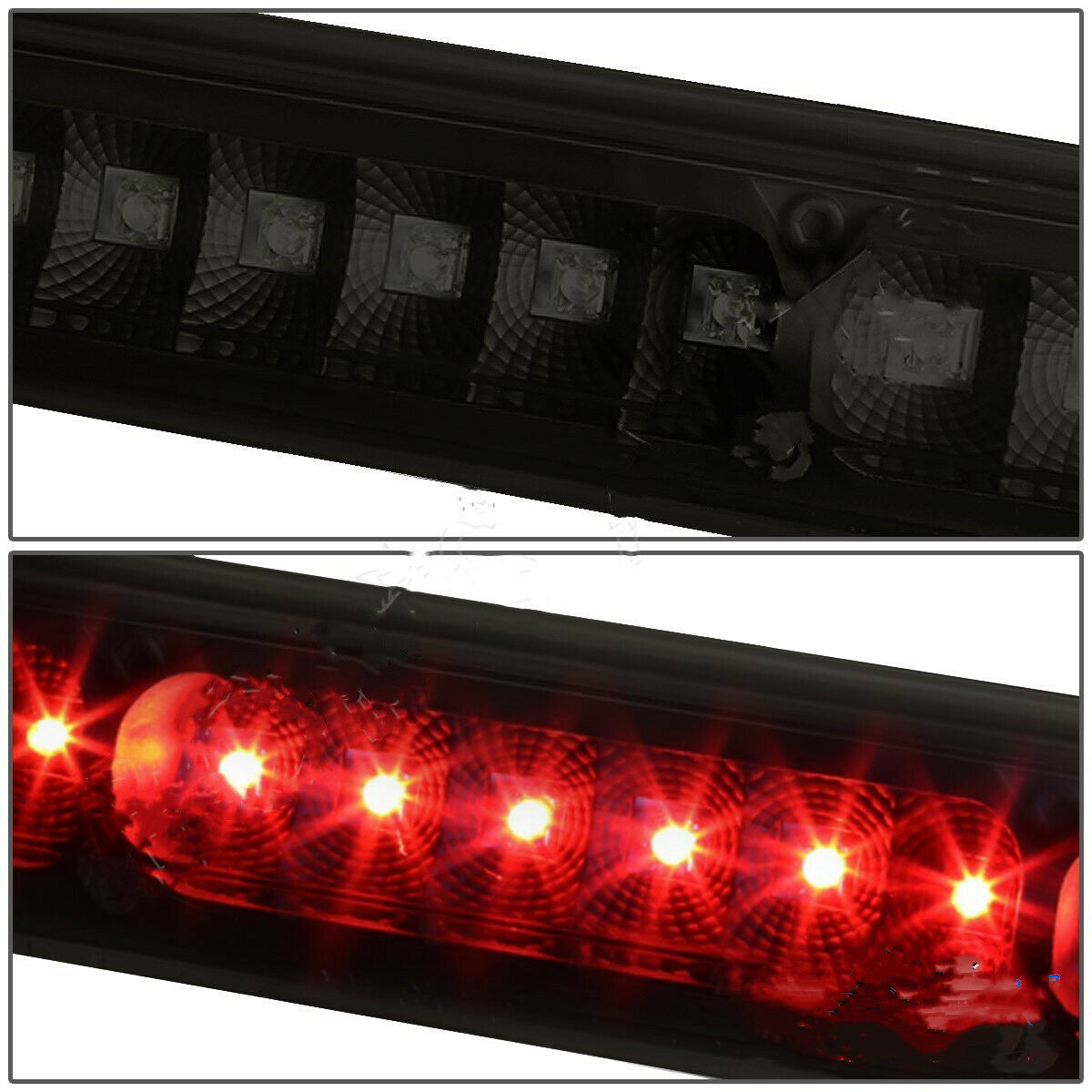 Black Smoke LED Third Brake High Stop Light for 97-03 Ford F150 Lariat XL XLT