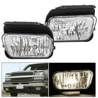 Thumbnail for Smoke Tinted Fog Light Bumper Lamps for 2003-2006 Chevy Silverado 1500/2500/3500 HD