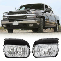 Thumbnail for Smoke Tinted Fog Light Bumper Lamps for 2003-2006 Chevy Silverado 1500/2500/3500 HD