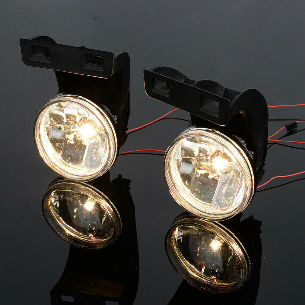 Clear Lens Bumper Fog Lights Lamps for 1994-2001 Dodge Ram