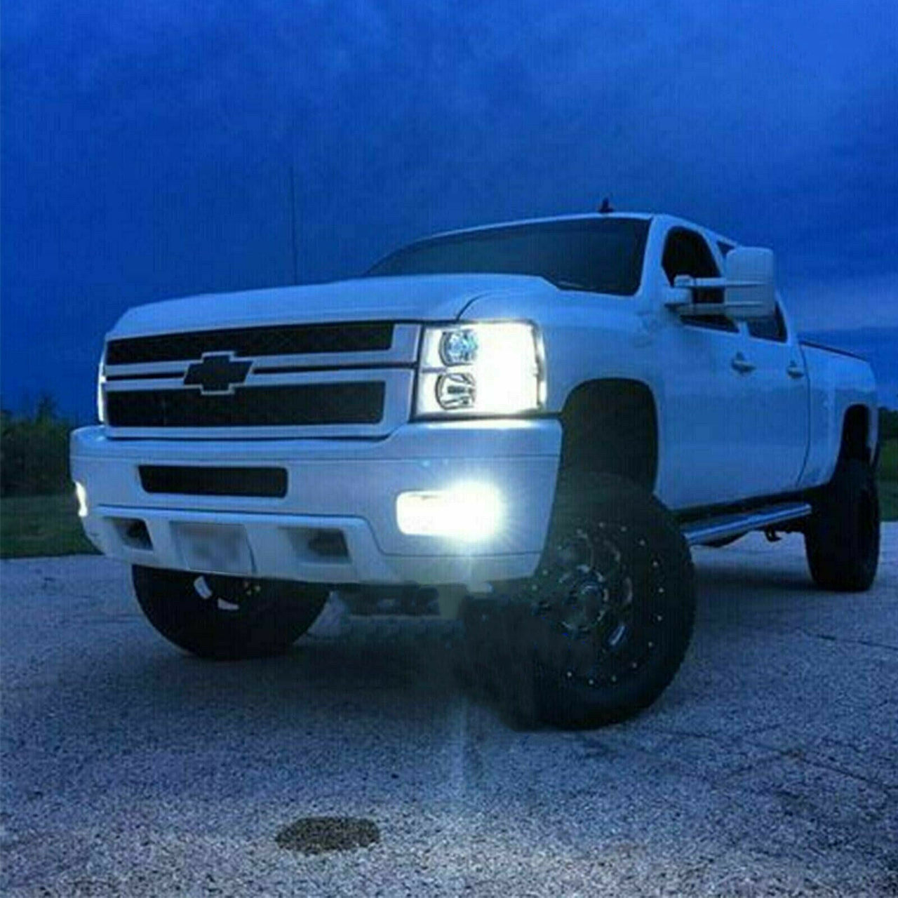 6000K LED Headlight Fog Light Bulbs 6x for Chevy Silverado 1500 2500 2007-2015