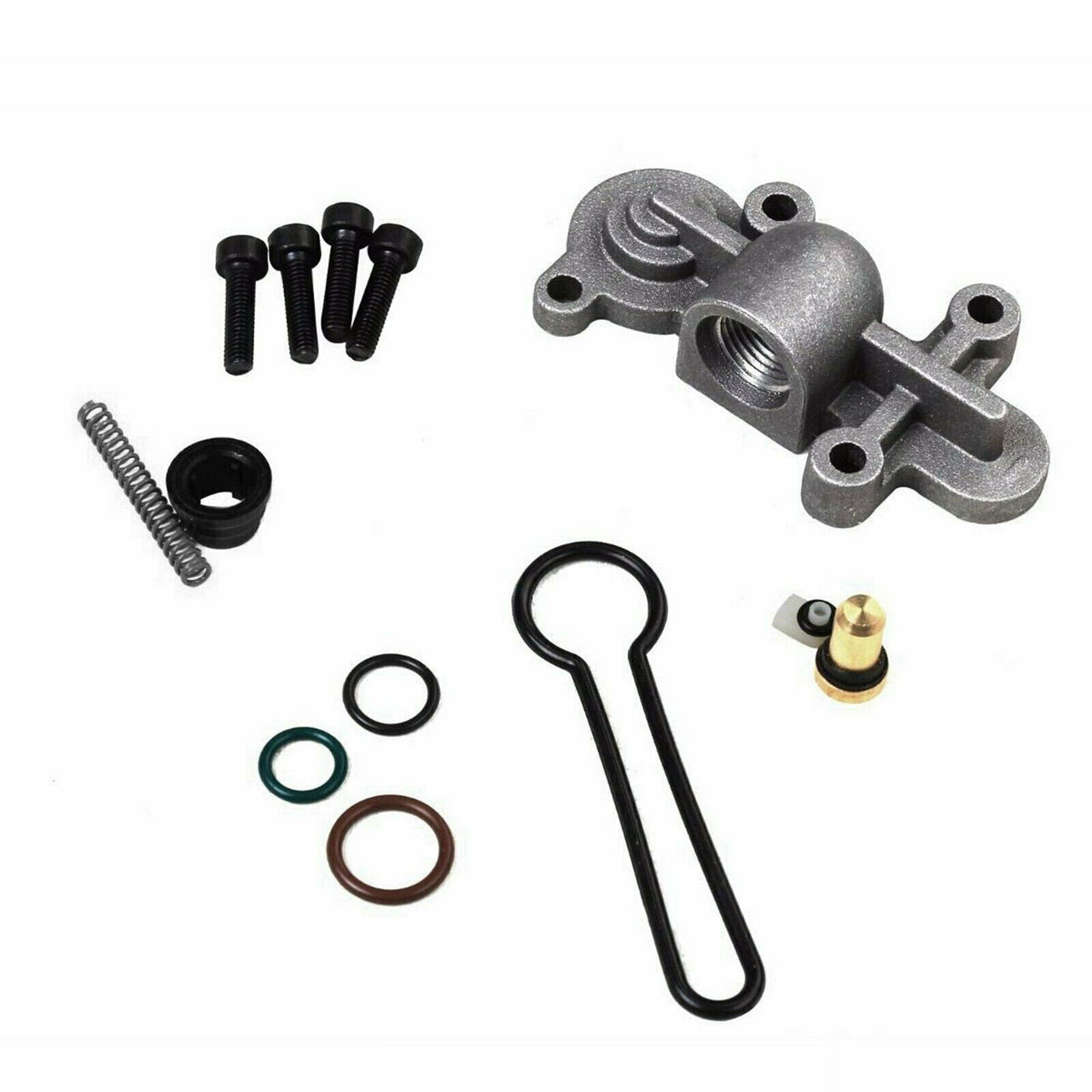 EGR Delete Kit+Spring Upgrade For 2003-2007 Ford F250 F350 F450 F550 6.0L V8 Powerstroke Diesel