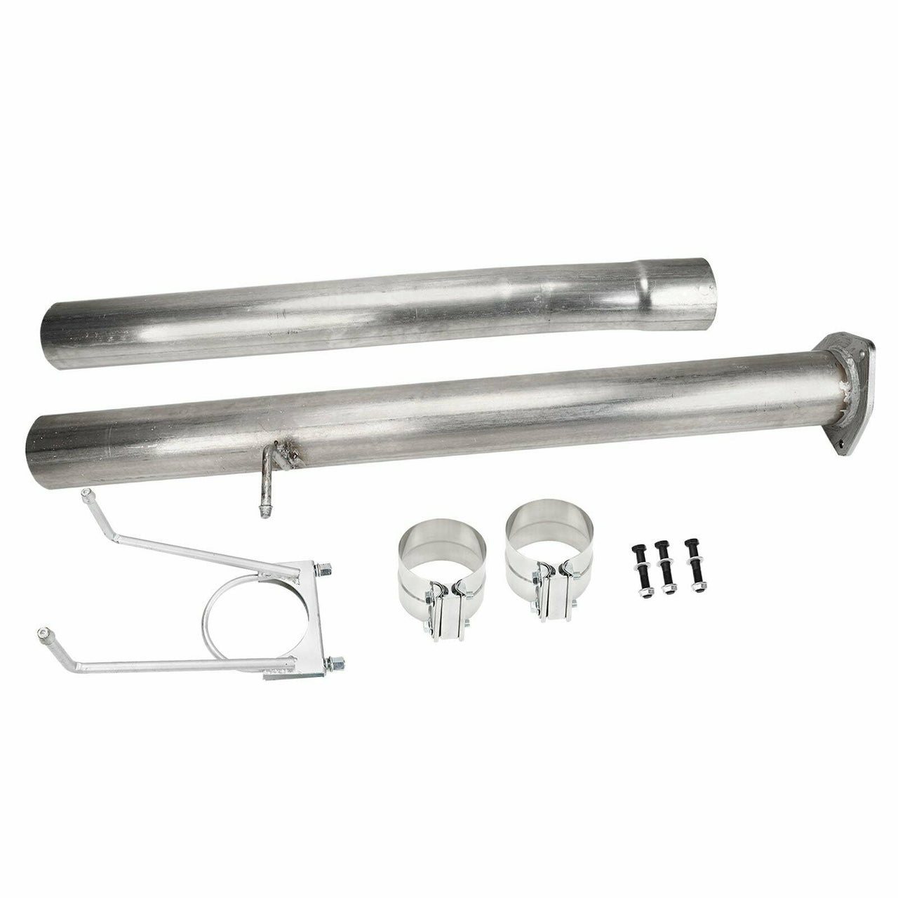 6.7 Cummins 4"DPF EGR DEF Delete Throttle Valve Muffler Pipe Kit for 2010-2014 Dodge Ram 6.7L 2500 3500 Cummins Diesel