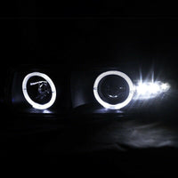 Thumbnail for LED DRL Black Projector Headlights+Bumper Lamps for 1999-2002 Chevy Silverado Tahoe Suburban 1500 2500