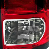 Thumbnail for For 09-18 Dodge Ram 1500 2500 3500 Pickup Red LED Tail Lights Rear Brake Lamps