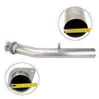 Thumbnail for 6.4L 4'' Delete Pipe No Bung+Black 4‘’In 7‘’Out Diesel Tip for 2008-2010 Ford F250 F350 F450 F550