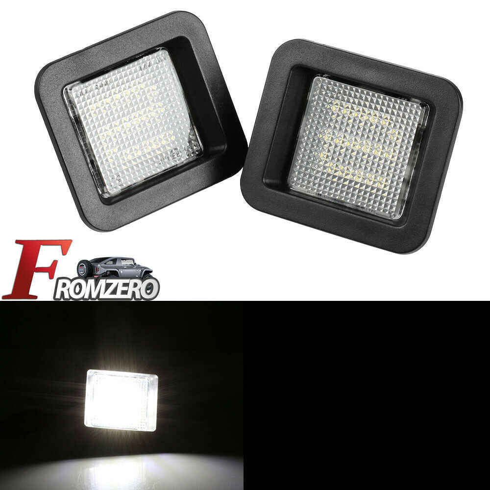 HIGH POWER LED Smoke License Plate Lights Bulbs Assembly for Ford F150 2015-2018