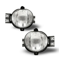 Thumbnail for Pair Bumper Fog Light Lamp OE Replacement DOT Clear Lens Fit for 2002-2009 Dodge Ram