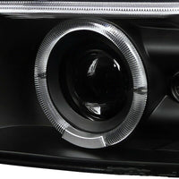 Thumbnail for LED DRL Black Projector Headlights+Bumper Lamps for 1999-2002 Chevy Silverado Tahoe Suburban 1500 2500