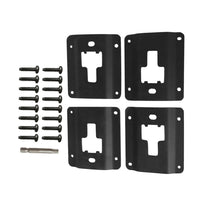 Thumbnail for Tie Down Brackets Truck Bed Cargo for 2015-2019 Ford F150 F250 F350, Standard Bed Interface Plate Set 4 with 16 Anti-Theft Screws