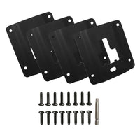 Thumbnail for Tie Down Brackets Truck Bed Cargo for 2015-2019 Ford F150 F250 F350, Standard Bed Interface Plate Set 4 with 16 Anti-Theft Screws